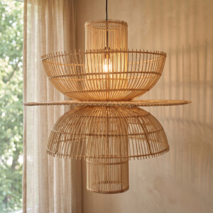 LIRA00925_70 Saturn rattan pendant lamp