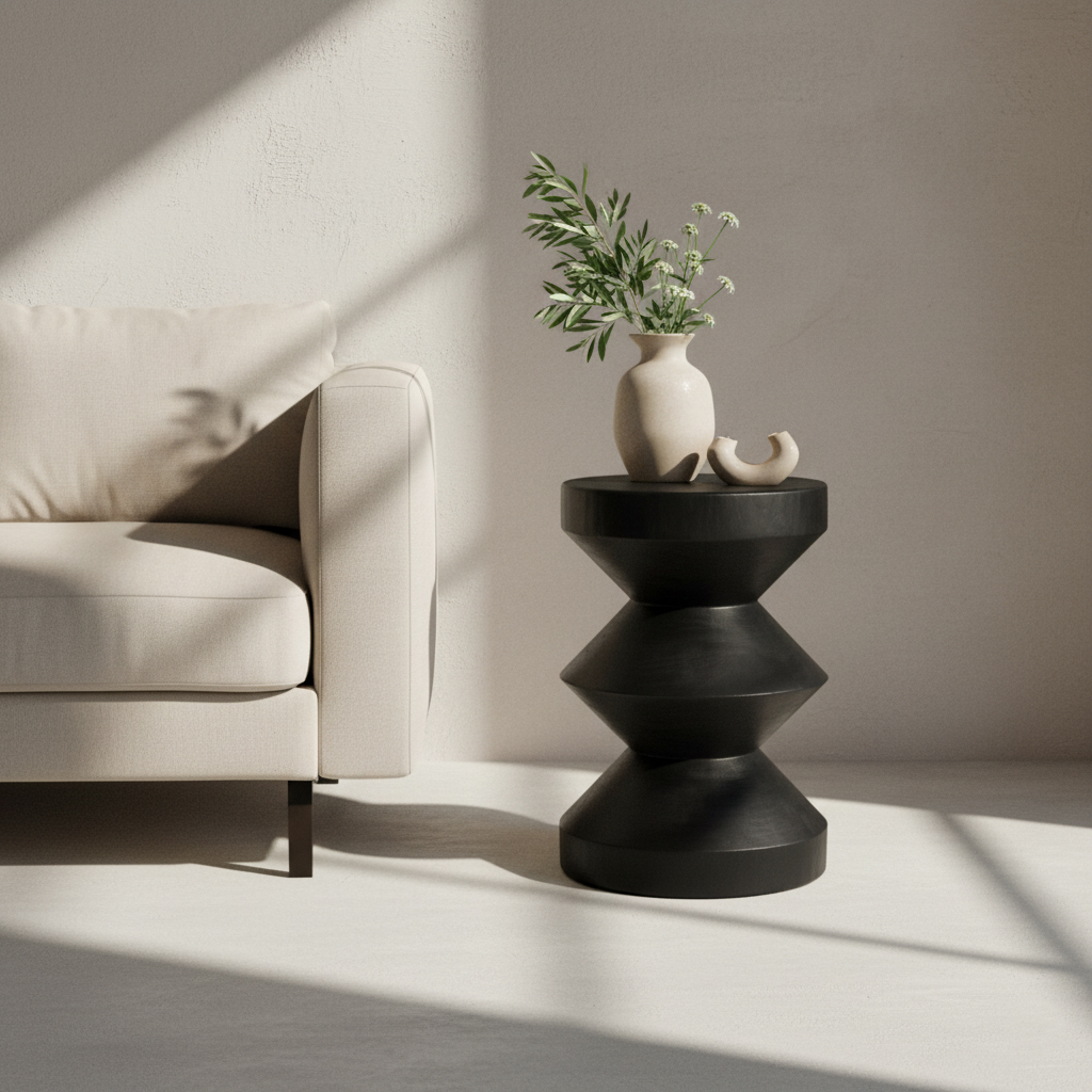 Forma side table Rizo zwart