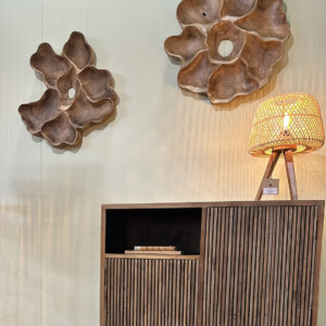 Peony wanddecoratie L