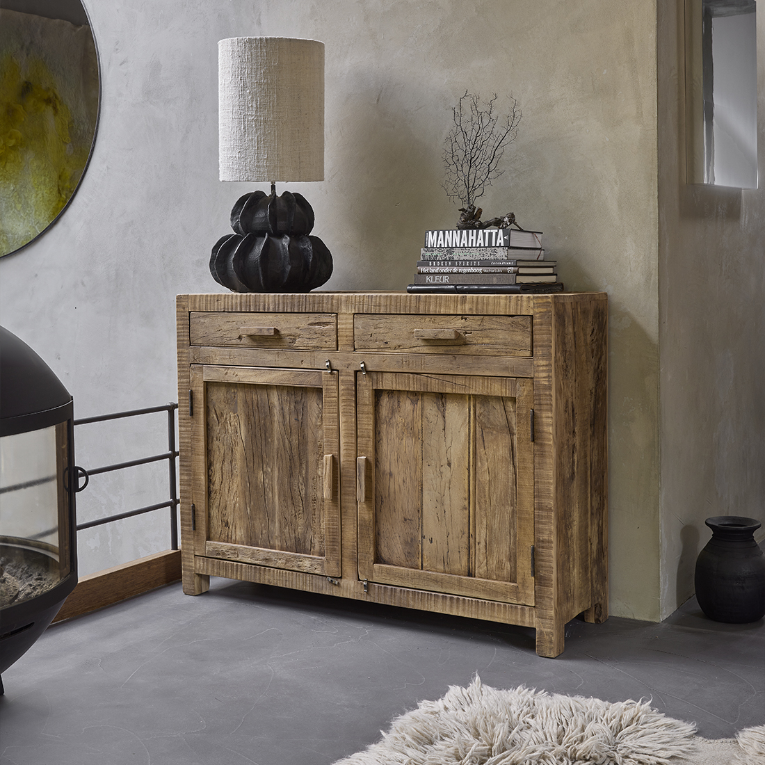 Farmwood 2-door sideboard
