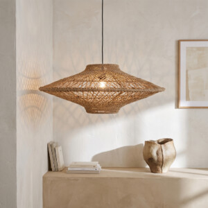 LIFI00005A_70 Corda hanglamp van natuurlijk touw 80 cm