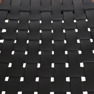 Freya dining armchair black leather