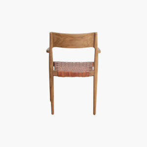 Freya dining armchair natural leather