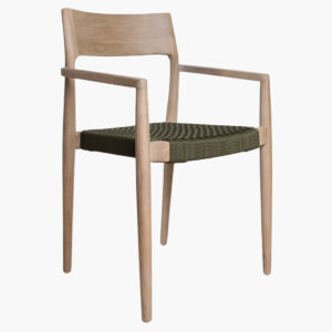 Freya armchair dark green