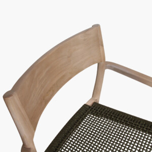 Freya armchair dark green