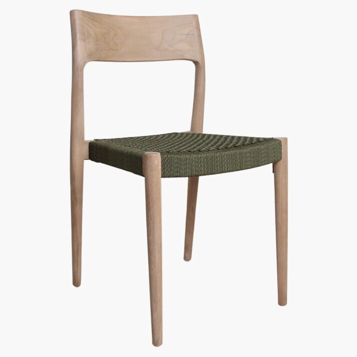 Freya chair dark green