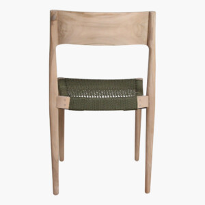 Freya chair dark green