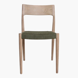 Freya chair dark green
