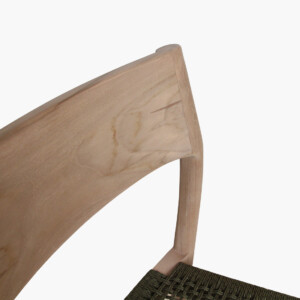 Freya chair dark green