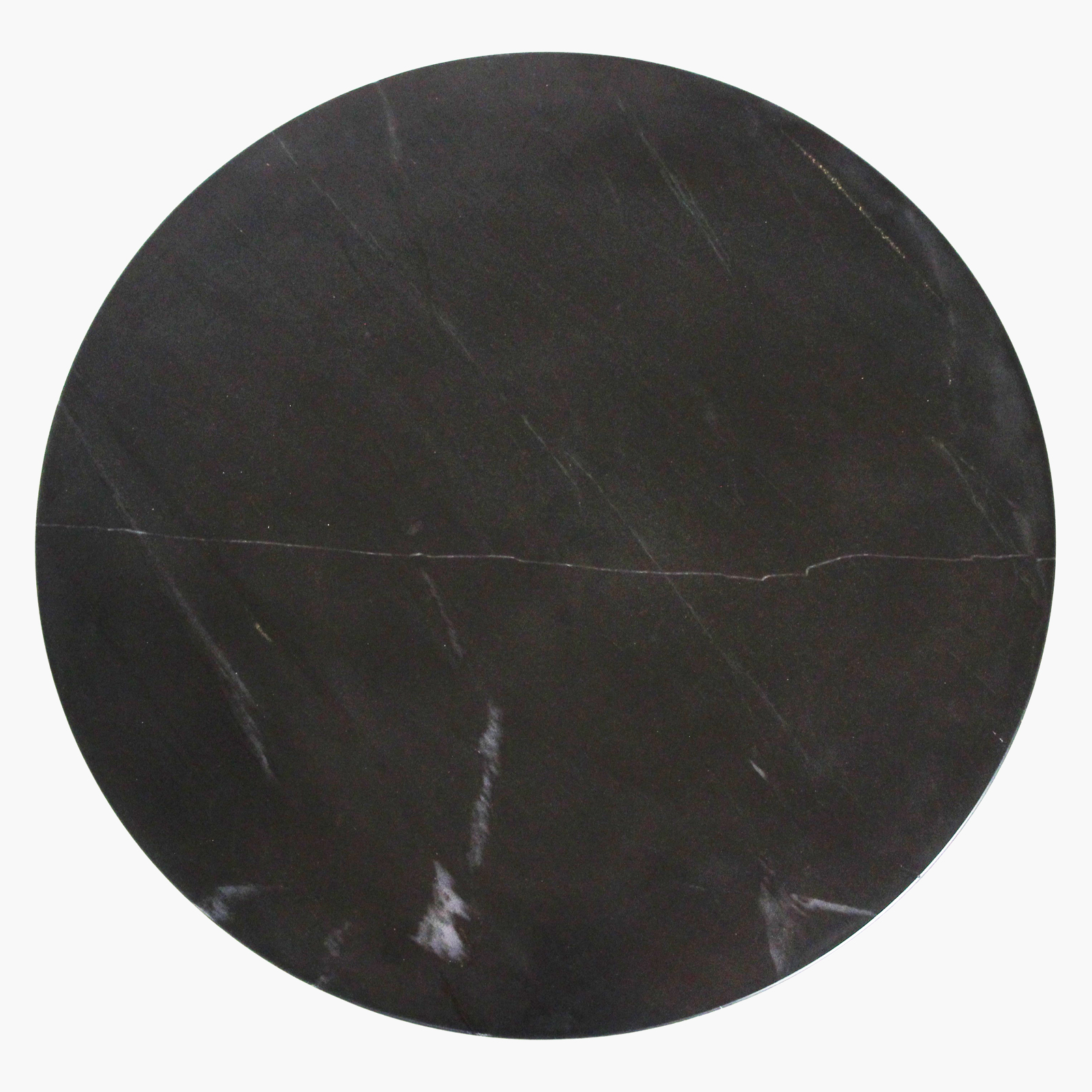 Marmeren bijzettafel rond zwart - Afbeelding 5