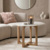 TAST00151_62 Marble side table round white