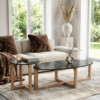 TAST00153_61 Marble side table round green