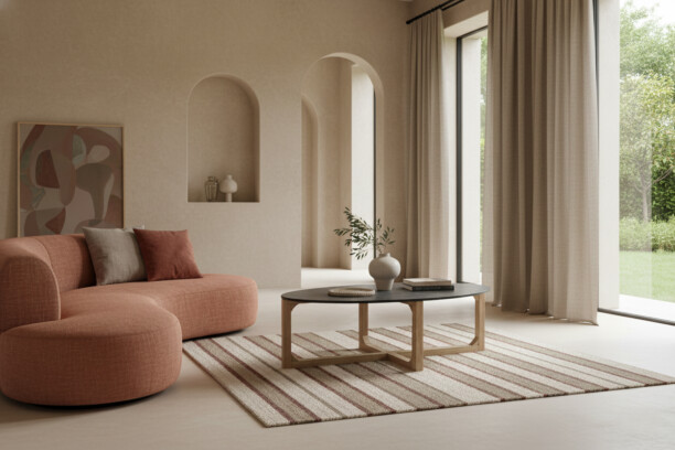 Marble coffeetable oval black