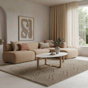 Marble coffee table oval white