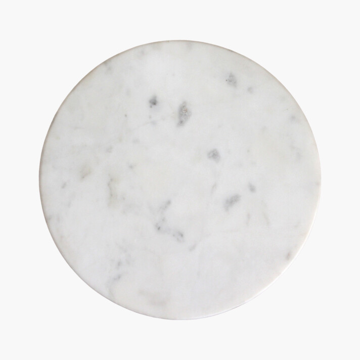 Atjeh side table white marble