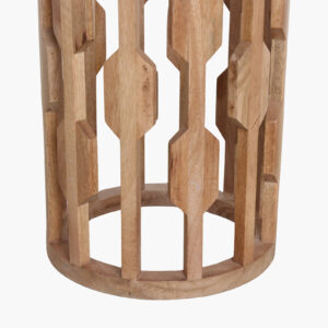 Atjeh side table white marble