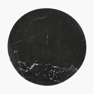 Lampung side table black marble