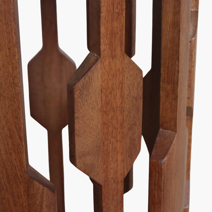 Lampung side table black marble