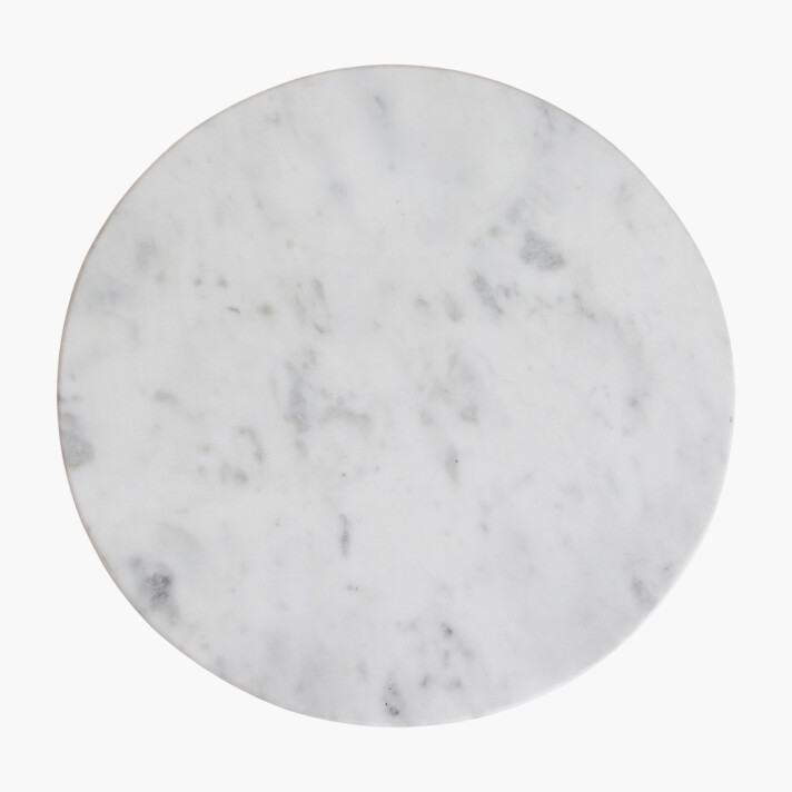 Sarawak bijzettafel marmer wit