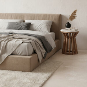 Sarawak bijzettafel marmer wit