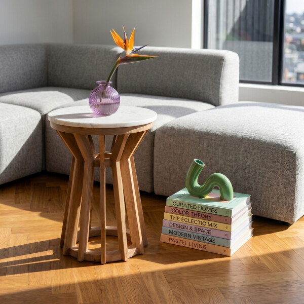 TAST00200_51 Sarawak Island side table white marble