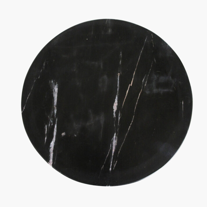 Sabah side table black marble