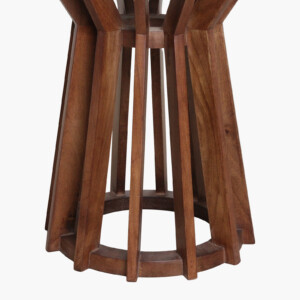 Sabah side table black marble