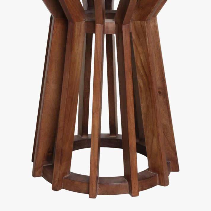 Sabah side table black marble