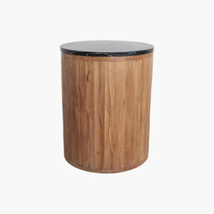 Langkawi side table black marble