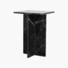 Shanghai side table black marble