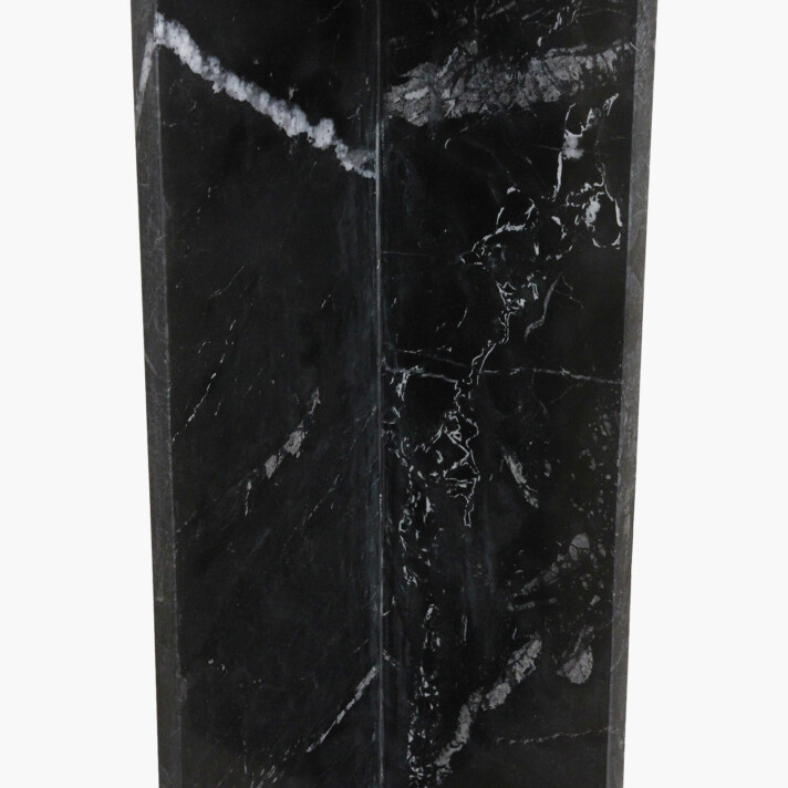Shanghai side table black marble