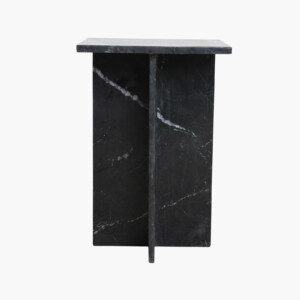 Shanghai side table black marble