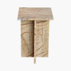 Seoel side table bizar marble