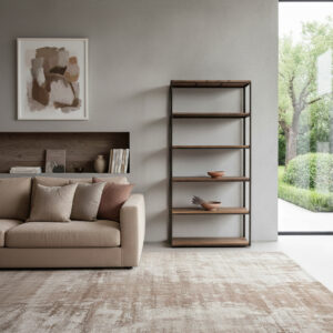 Factory wandkast met houten planken