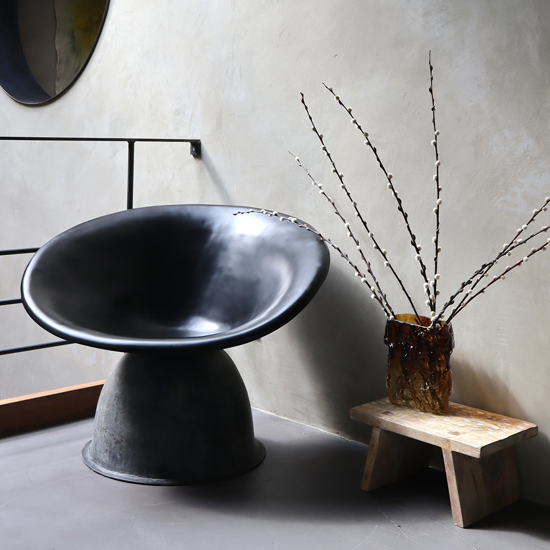 Kruk Chiseled top naturel