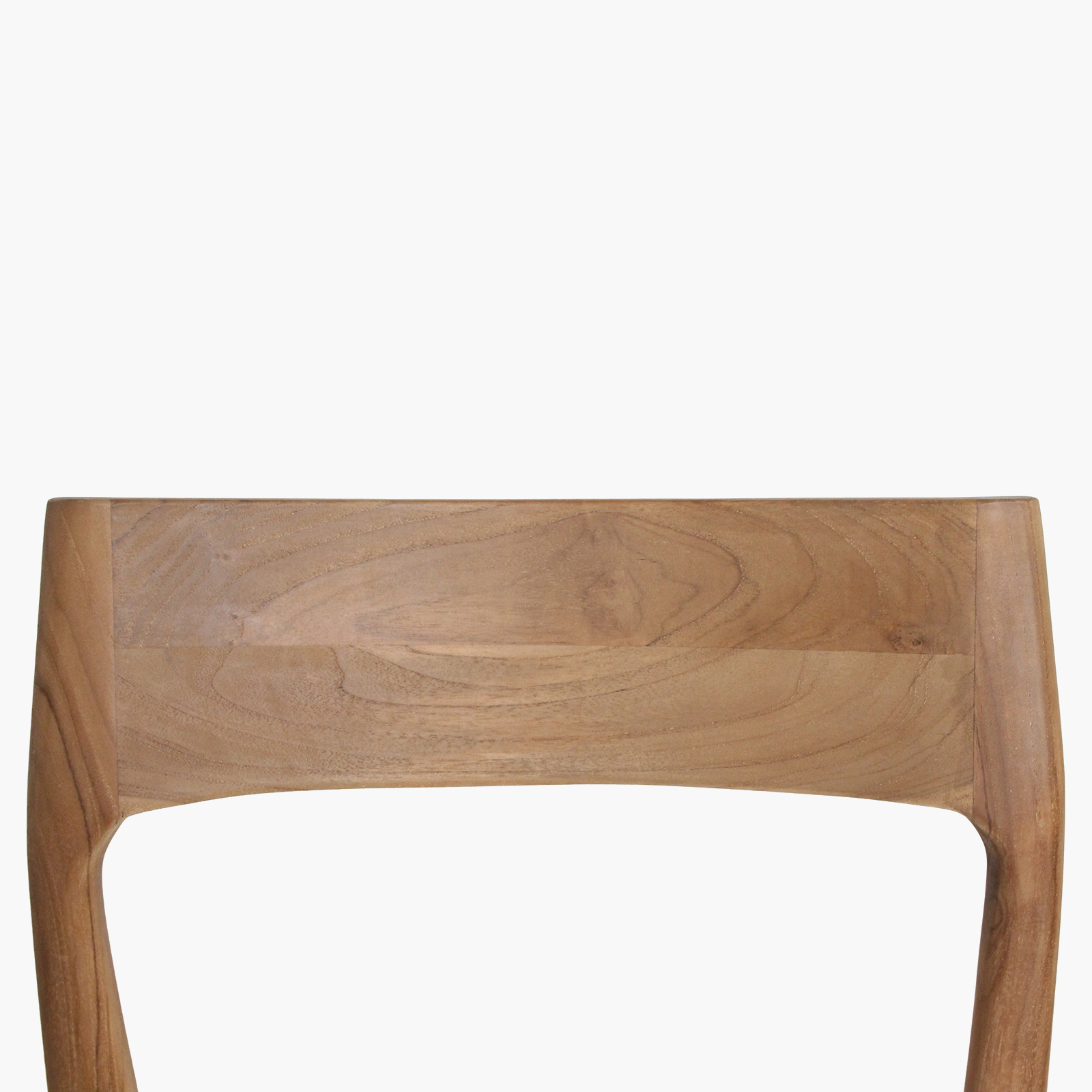 Freya teak dining chair cream - Image 5