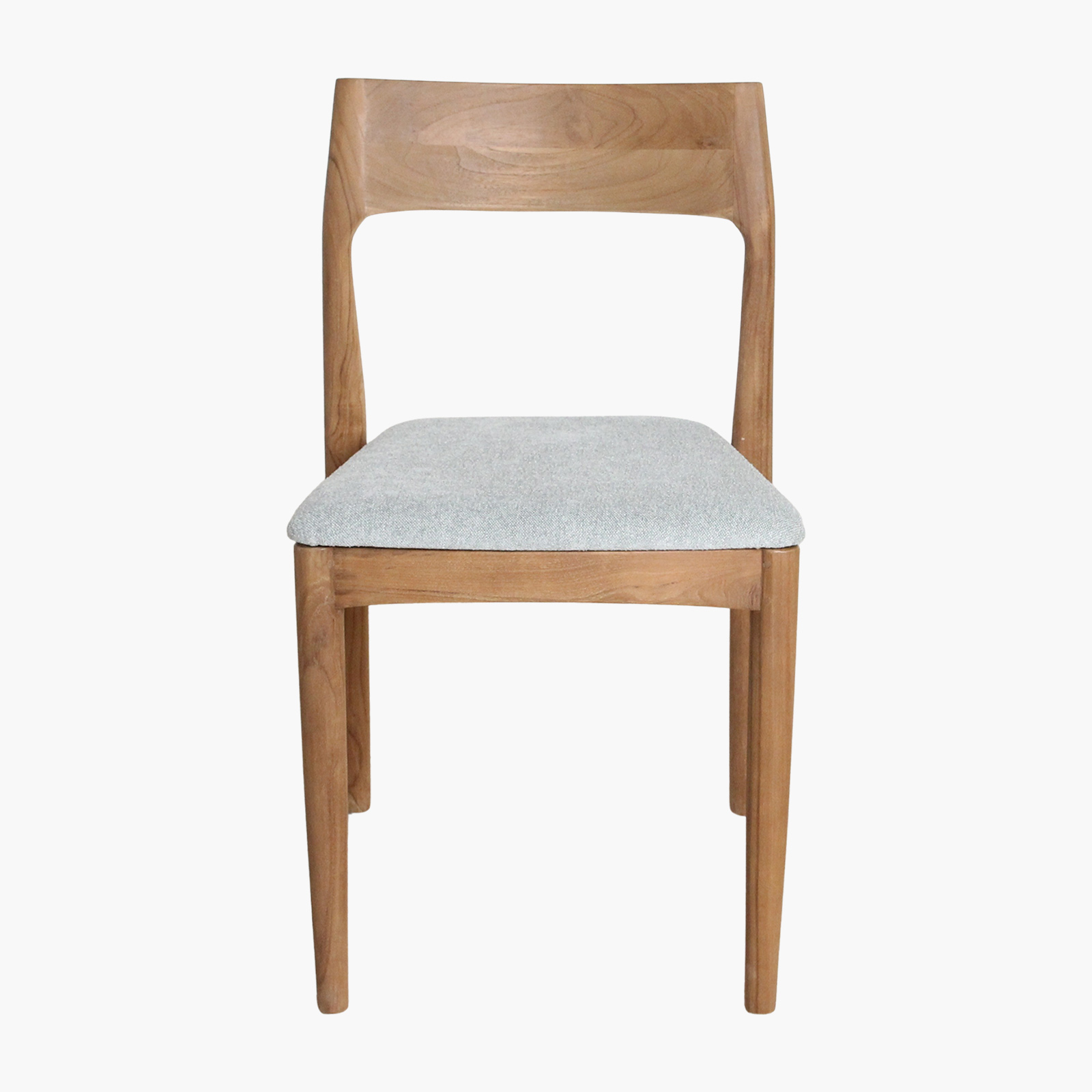 Freya teak dining chair light green - Image 7