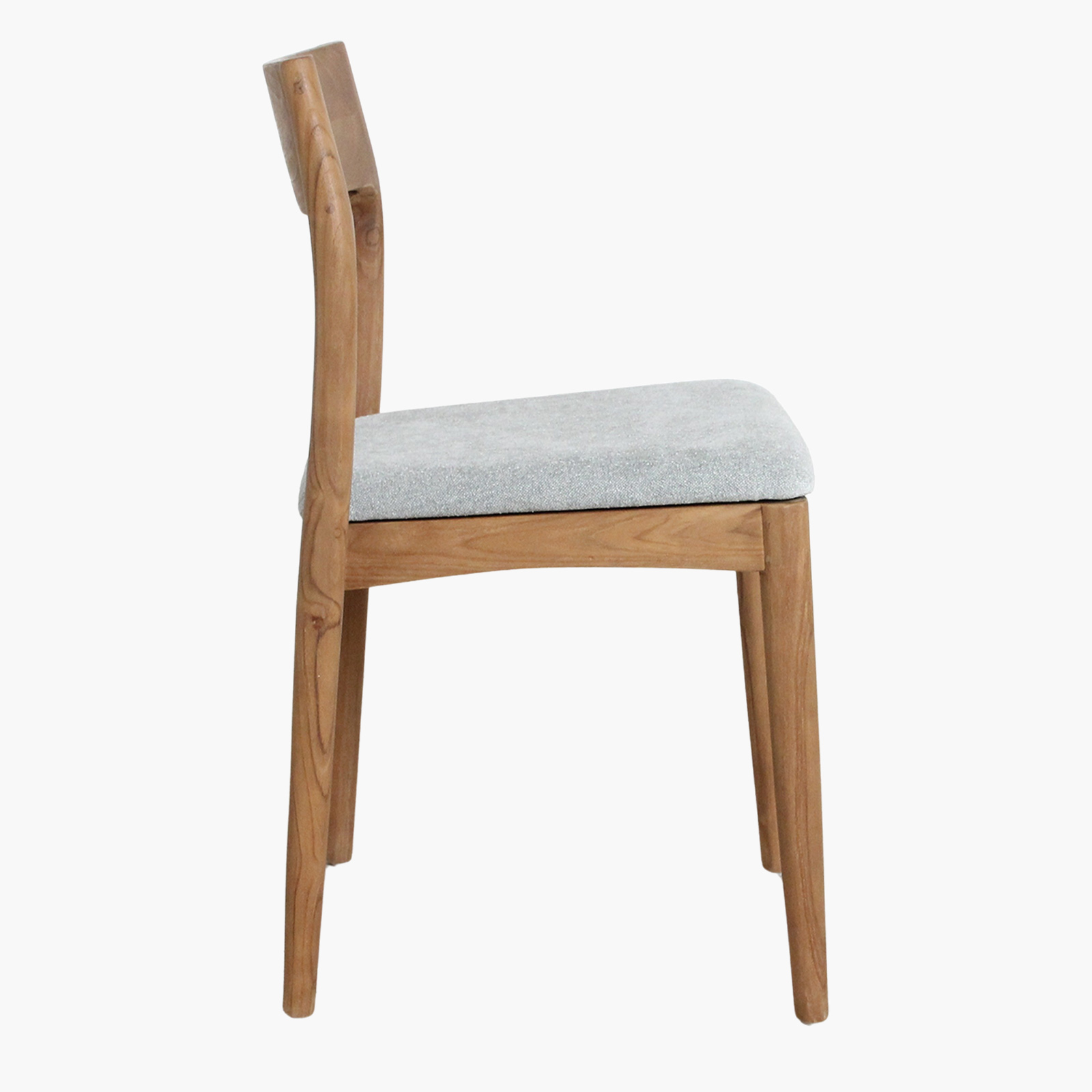 Freya teak dining chair light green - Image 6