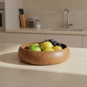 Sera teakhouten schaal medium