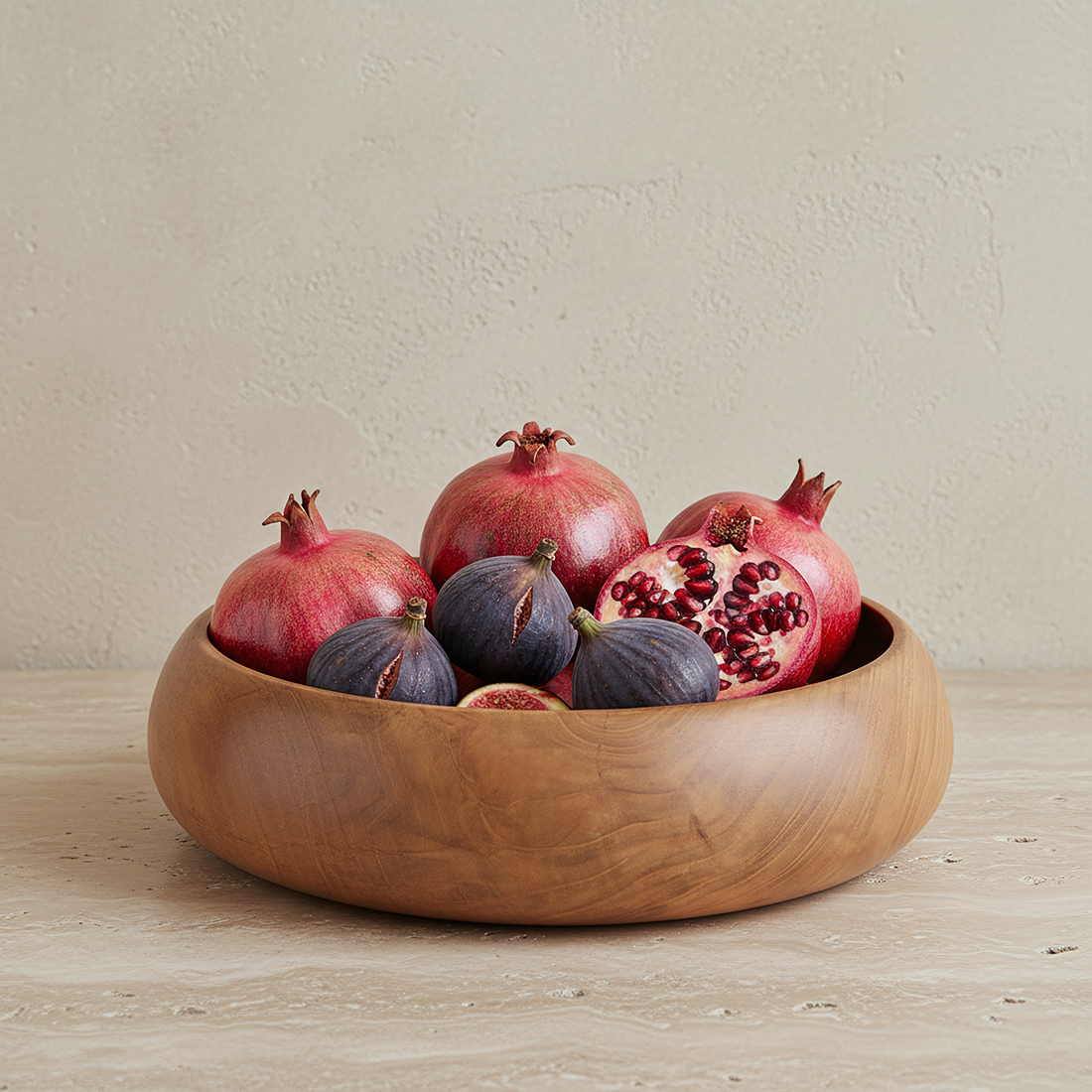 BSTW00071_40 Sera teakhouten schaal medium