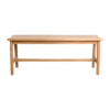 Teakhouten bankje 120 cm