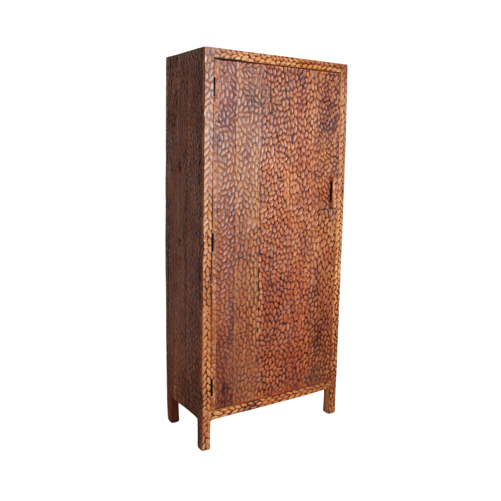 Farmwood 1-door cabinet chiseled