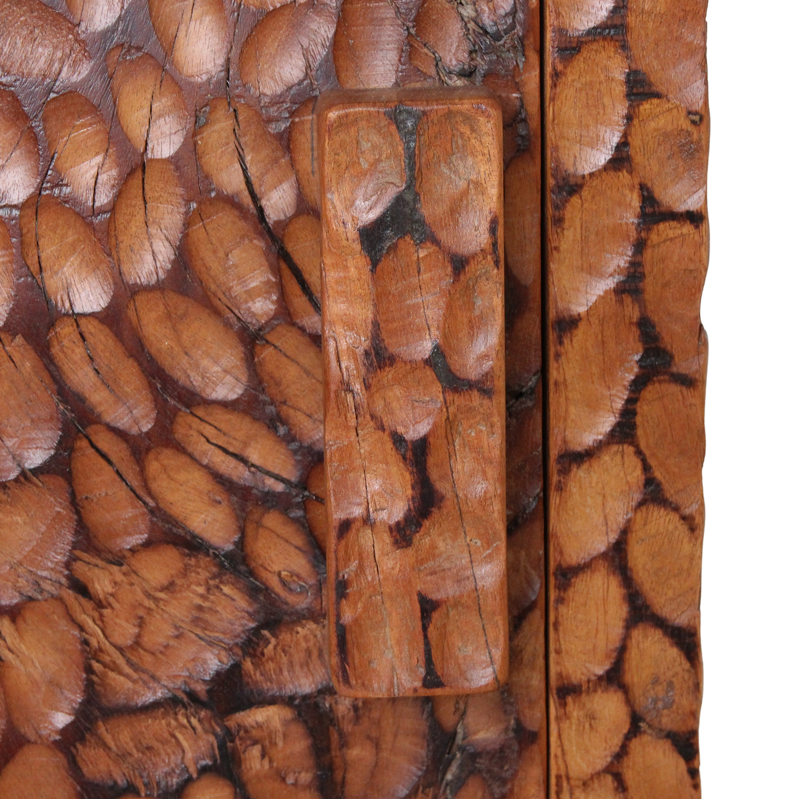 Farmwood 1-door cabinet chiseled