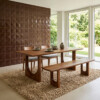 TAMW00090A_47 Bullnose Chamfered dining table Arch