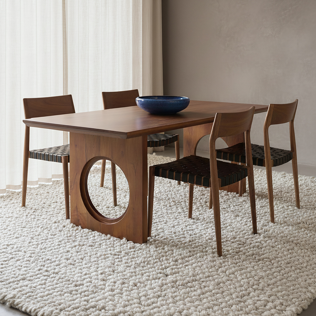 Bullnose eettafel Chamfered Loop