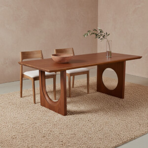 Bullnose eettafel Chamfered Mix