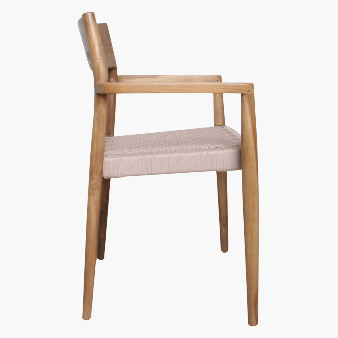 Freya tuinstoel met armleuning naturel