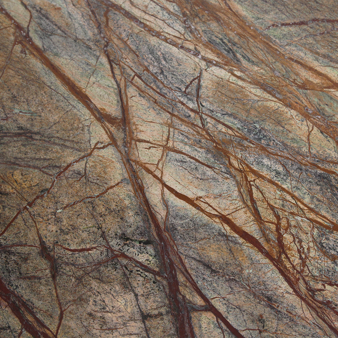 Marmeren bijzettafel rond 'Bizar'