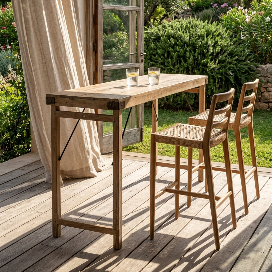 Limewash bartafel inklapbaar