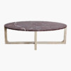 Marmeren salontafel ovaal 'Cherry'